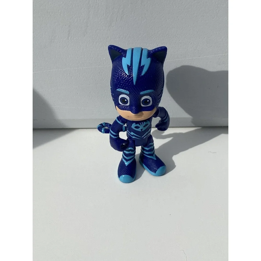 PJ Masks Cat-Car Toy, Hero Vehicle with 2 CatBoy Action Figures, Loose, EUC